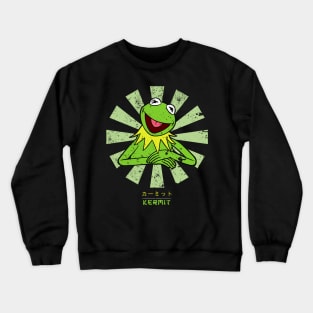 Kermit The Frog Retro Japanese Crewneck Sweatshirt